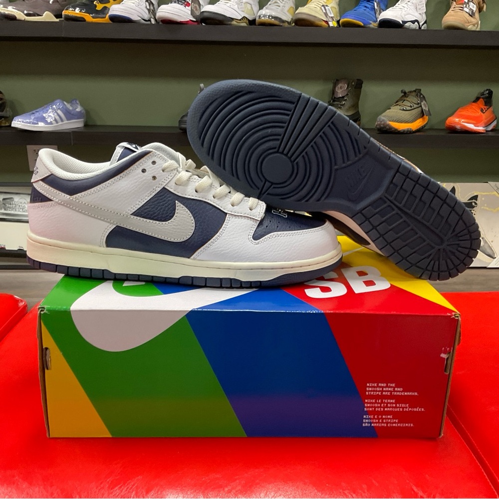 NIKE SB DUNK LOW X HUF NAVY SZ 10.5 USED
